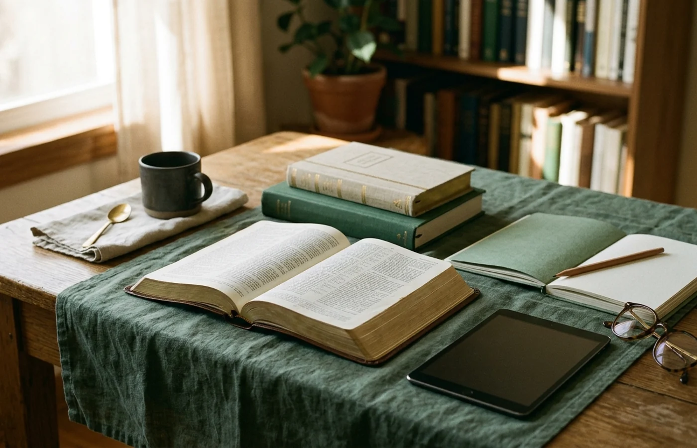 Editorial visual accompanying Faith Worksheets & Reflection Guides